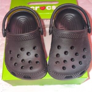 Crocs Kids Black Clogs